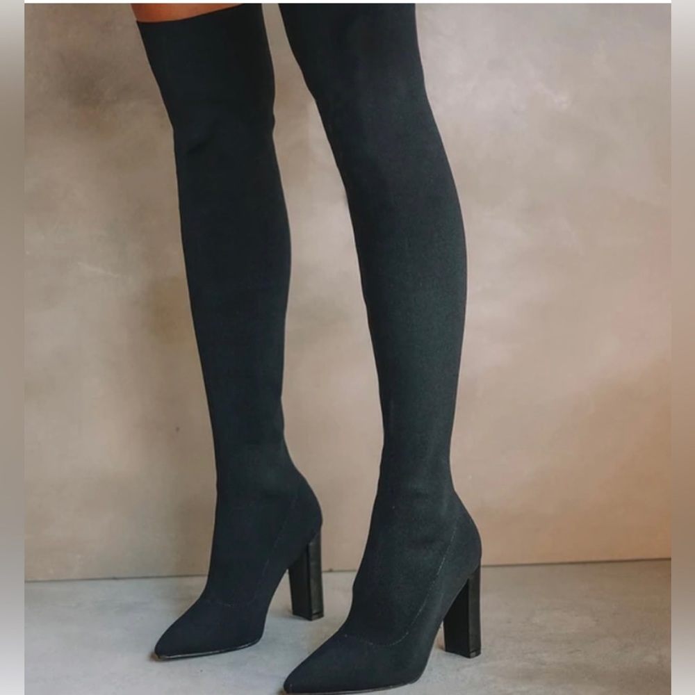 Over the Kneee Knit Boots
